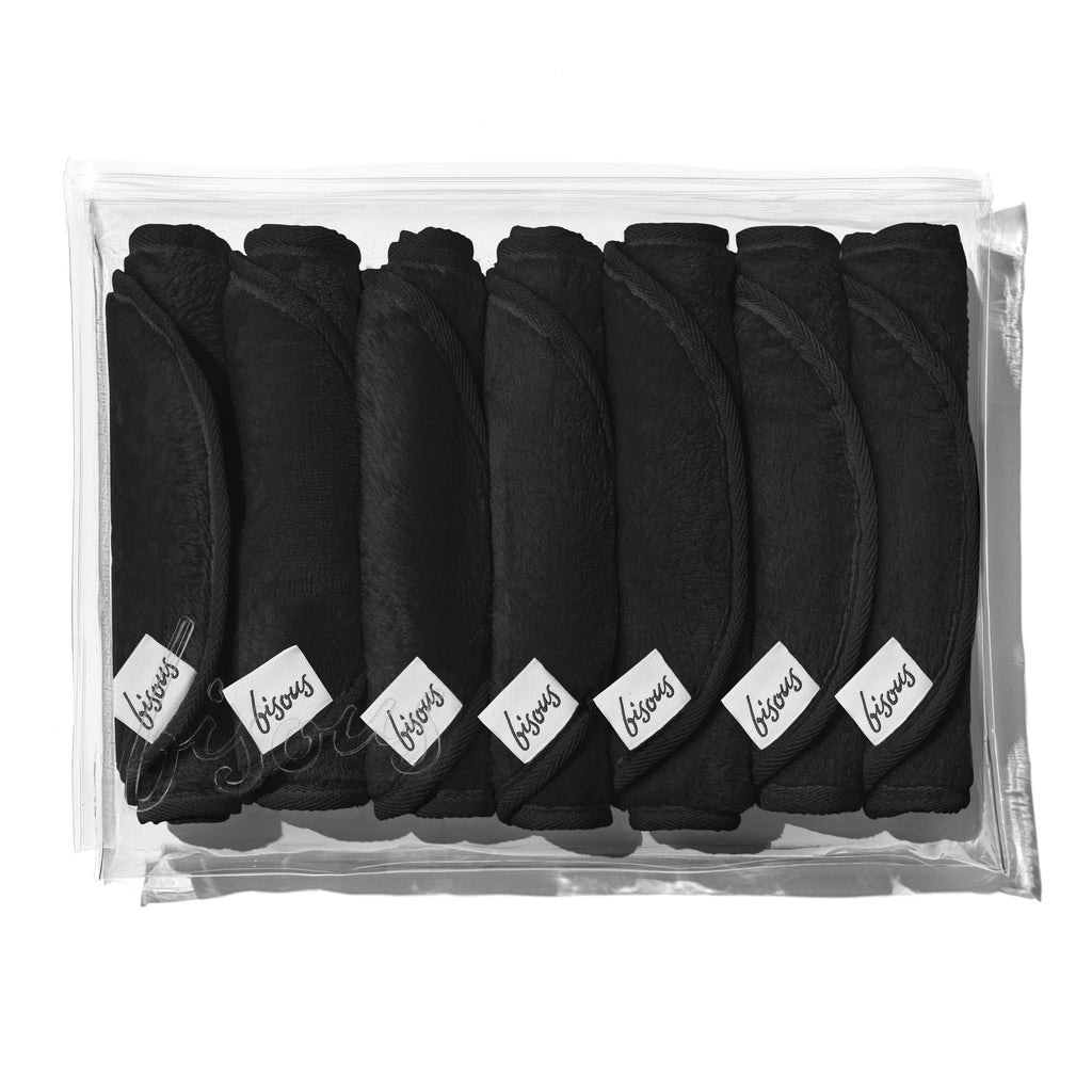 Bisous Cloth - Charcoal Black